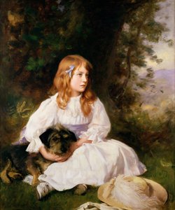 Heather, ritratto di una ragazza da William Robert Symonds