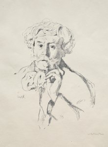Edmond de Goncourt da William Rothenstein