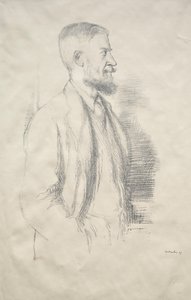 George Bernard Shaw, 1897 da William Rothenstein
