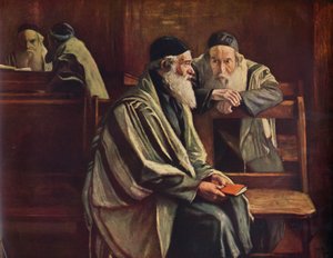 Sinagoga ebraica, Spitalfields, 1935 da William Rothenstein