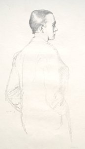 Max Beerbohm, 1898 da William Rothenstein