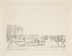 Aratura del campo da William Rothenstein
