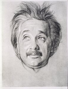 Ritratto di Albert Einstein (1879-1955) da William Rothenstein