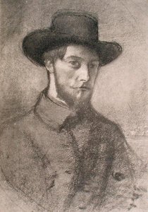 Ritratto di Augustus John da William Rothenstein