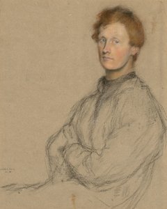 Ritratto di Charles Haselwood Shannon (1863-1937) da William Rothenstein