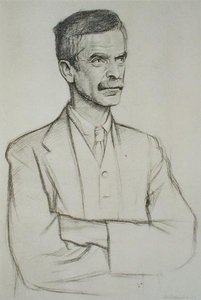 Ritratto di John Lawrence Le Breton Hammond da William Rothenstein