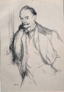 Ritratto di Thomas Hardy (1840-1928) dalla serie 