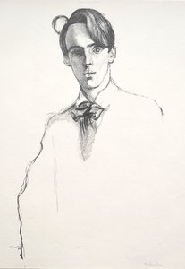 William Butler Yeats, 1898 da William Rothenstein