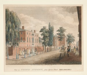Veduta in Third Street, da Spruce Street Philadelphia