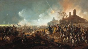 Il duca di Wellington a la Haye Sainte. La battaglia di Waterloo da William Sadler