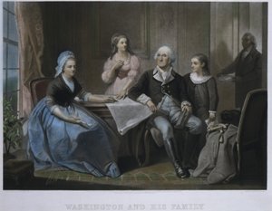 Washington e la sua famiglia da William Sartain