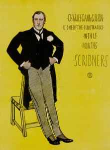 Charles. Dana. Gibson./È. Uno. degli. illustratori./in. questo. mese/Scribner.s./ da William Sergeant Kendall