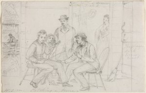 Catturare una melodia, probabilmente 1867 da William Sidney Mount