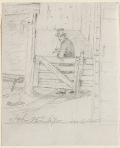 Riposo sulla recinzione, 1867 da William Sidney Mount