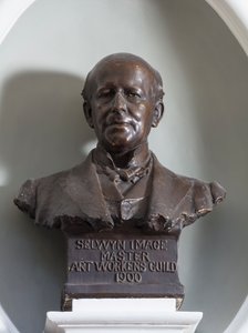 Busto di Selwyn Image, 1900 da William Silver Frith
