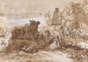 Carestia in India da William Simpson