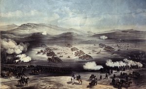 La battaglia di Balaclava del 25 ottobre 1854. La carica della brigata leggera da William Crimea Simpson