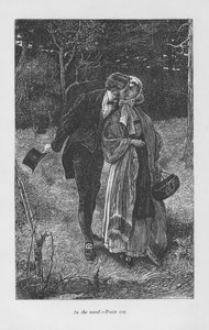 Hetty Sorrel, amata di Adam Bede, incontra il giovane proprietario terriero Arthur Donnithorne nei boschi da William Small