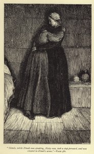 Lentamente, mentre Dinah parlava, Hetty si alzò, fece un passo avanti e fu abbracciata da Dinah