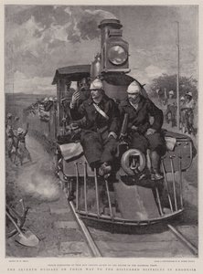 I Settimi Ussari in viaggio verso il distretto disturbato in Rhodesia da William Small