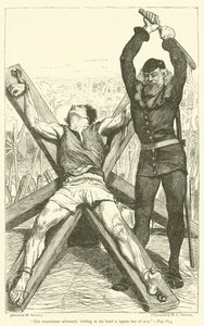 Il boia avanzò, tenendo in mano una barra quadrata di ferro da William Small