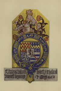 Sir Francis Lovel, visconte Lovel di Tichmersh e lord Holand, 1483-1487 da William St John Hope