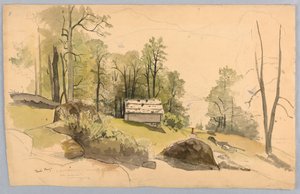 Studio per paesaggio, Hasliberg, Svizzera da William Stanley Haseltine