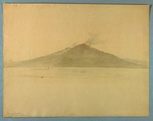 Studio del Monte Vesuvio da Sorrento, Italia