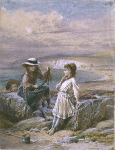Due ragazze e un ragazzo con alghe da William Stephen Coleman