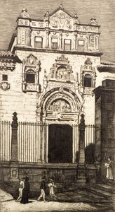 Porta, Santa Cruz, Toledo da William Strang