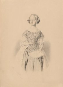 Giovane donna con un libro da William Strutt