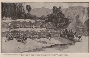 Il campo degli Highlanders di Gordon durante un bombardamento da William T. Maud