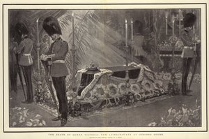 La morte della Regina Vittoria, la camera ardente a Osborne House