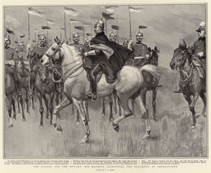 Il Kaiser e i reali, Sua Maestà ispeziona il reggimento a Shorncliffe