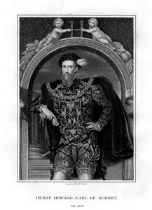 Henry Howard, Conte di Surrey, aristocratico e poeta inglese da William Thomas Fry
