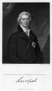 Robert Jenkinson, 2º Conte di Liverpool, politico britannico e Primo Ministro da William Thomas Fry