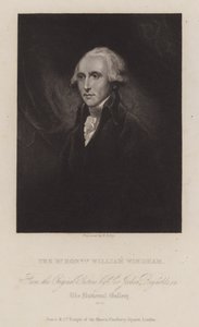 William Windham, politico Whig inglese da William Thomas Fry