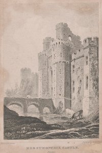 Castello di Herstmonceux, Sussex da William Tombleson
