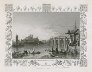 Ponte di Westminster da William Tombleson