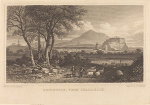 Edimburgo, da Craigleith da William Tombleson after Thomas Hosmer Shepherd