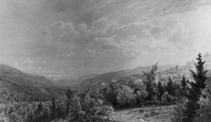Dalla Flume House, Franconia, New Hampshire, 1872 da William Trost Richards