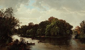 Scena del Lago, Barca 1861 da William Trost Richards
