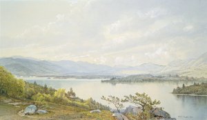 Il lago Squam e i Monti Sandwich da William Trost Richards