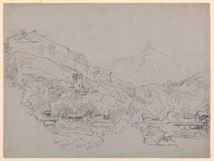 Paesaggio, Meiringen, Svizzera da William Trost Richards