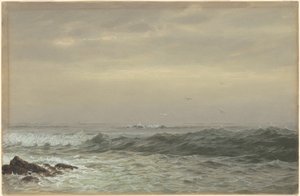 Rocce e Onde che si Infrangono da William Trost Richards