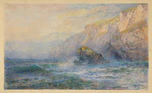 Studio dopo "At Icart Point, Guernsey" da William Trost Richards
