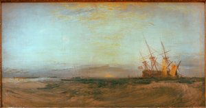Una nave incagliata da Joseph Mallord William Turner