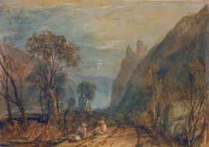 Una vista sul Reno – Il Bautsburg da Joseph Mallord William Turner