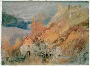 Alla fine del sentiero da Bernkastel a Trarbach da Joseph Mallord William Turner