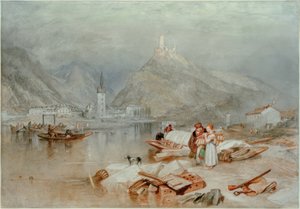 Bernkastel sulla Mosella da Joseph Mallord William Turner